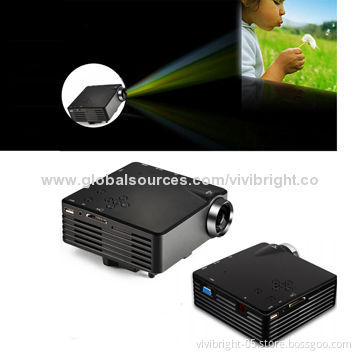 Mini projector for iphone projector GP7S support mobile power AV USB SD VGA HDMI not for interactive